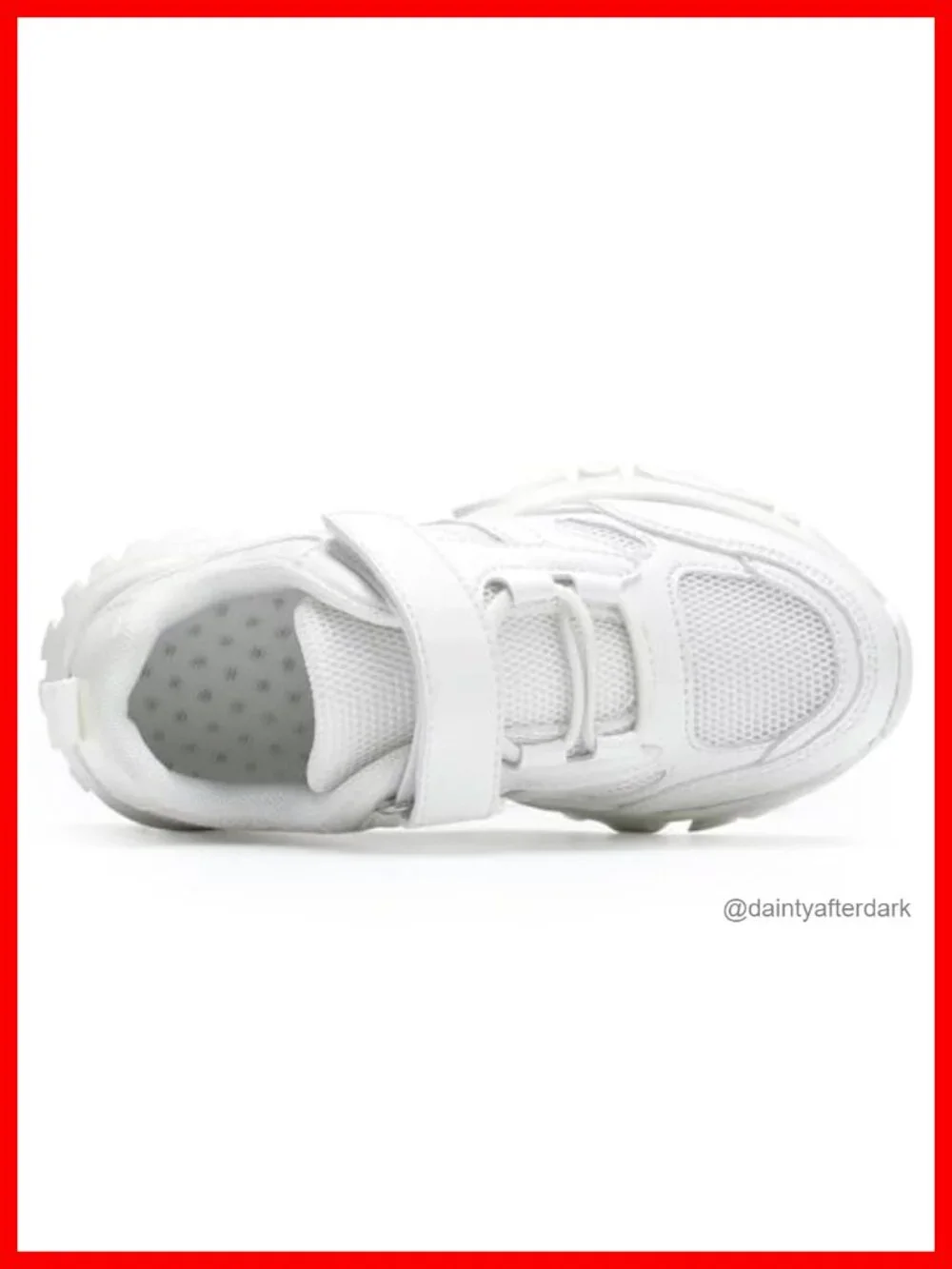 Kids Leather Lightweight Breathable Knit Athletic Running Sneakers Hook Loop